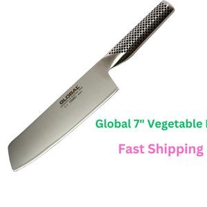 Global 7” Stainless Steel Vegetable Knife New Condition